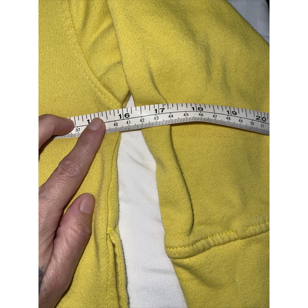 Pokemon Pikachu Face Hoodie Size Small Youth Sweatshirt Zipper Front Yellow - Picture 12 of 13